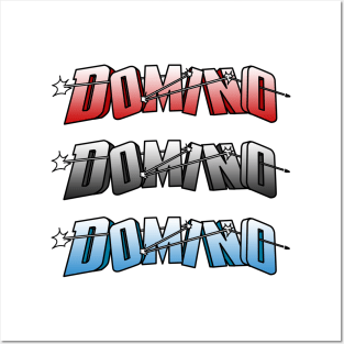 Domino - (Red, White & Blue) Posters and Art